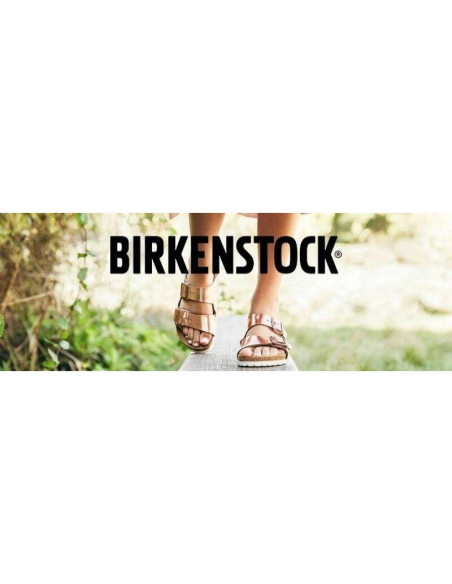 Klapki damskie/męskie birkenstock arizona birko-flor nubuck stone regular szerokie szare (0151211)