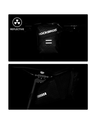 Rockbros torba podsiodłowa 1,5l, czarna