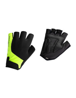Rogelli rękawiczki essential czarny-fluor l