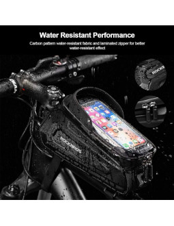 Rockbros torba na telefon na ramę, czarna 2