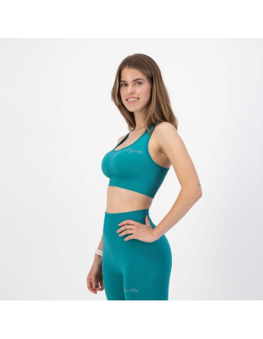 Rogelli stanik sportowy trinity turkusowy s