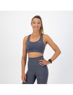 Rogelli stanik sportowy trinity szary m