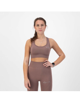 Rogelli stanik sportowy trinity brudny róż m