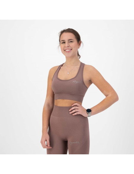 Rogelli stanik sportowy trinity brudny róż l