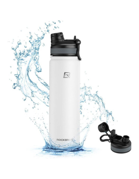 Rockbros bidon termiczny 35210029008 biały 1200ml