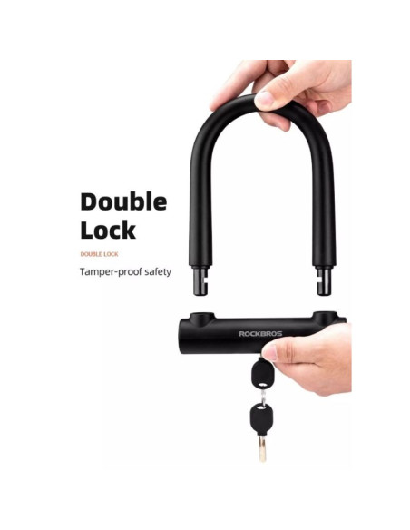 Rockbros zapięcie rowerowe rks610-bk czarne