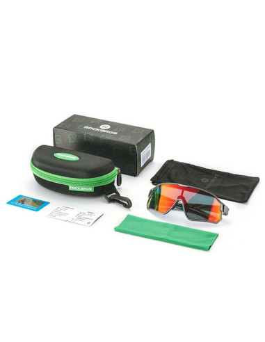 Rockbros okulary dziecięce z polaryzacją czar-nieb