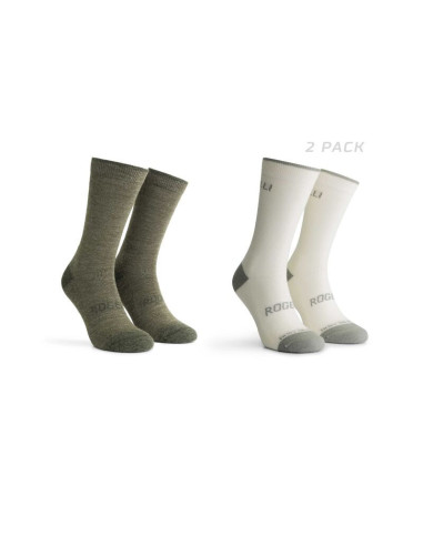 Rogelli skarpetki wool 2-pack wojsk/piask 36-39