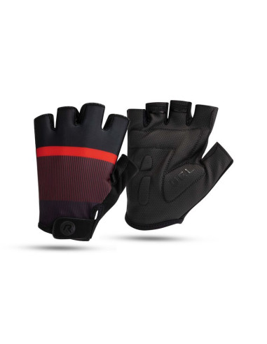Rogelli rękawiczki hero ii czarno-bordowe 2xl