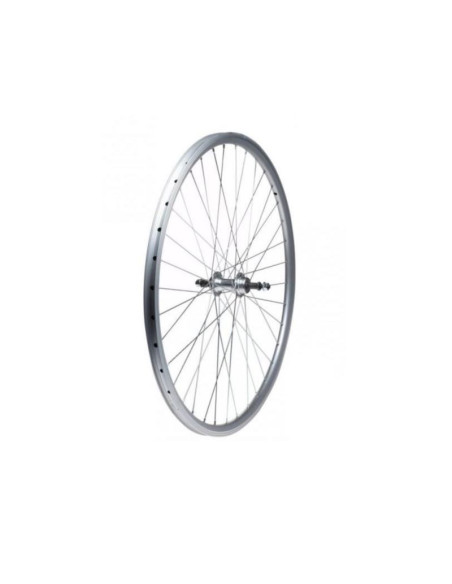 Koło 24'' tył wolnobieg stożek o-srebrna/p-srebrna
