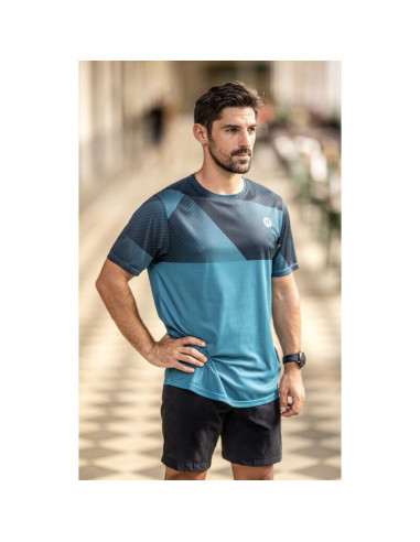 Rogelli koszulka do biegania rush niebieska xl