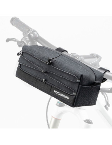 Rockbros torba na kierownicę rowerową czarna