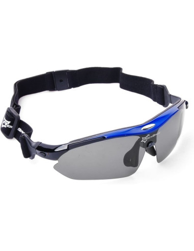 Rockbros okulary z polaryzacją 5 szkieł blue