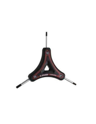 Unior trójstronny klucz torx 10,15,25 us