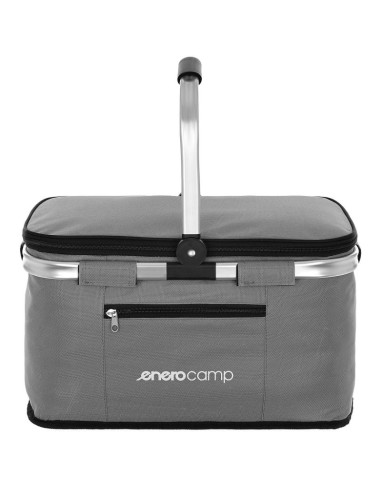 Koszyk turystyczny składany termiczny 24l szary enero camp