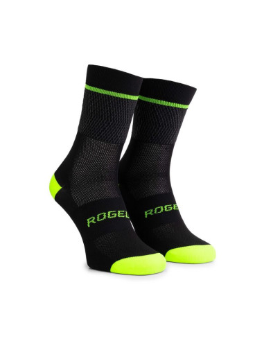 Rogelli skarpetki hero ii czarny-fluor 36-39