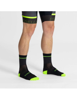 Rogelli skarpetki hero ii czarny-fluor 44-47 2