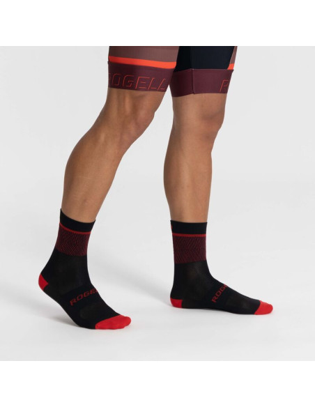 Rogelli skarpetki hero ii czarno-czerwone 40-43