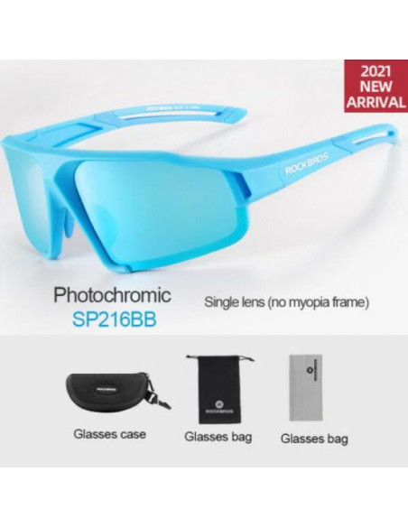 Rockbros okulary rowerowe sp216bb niebieskie
