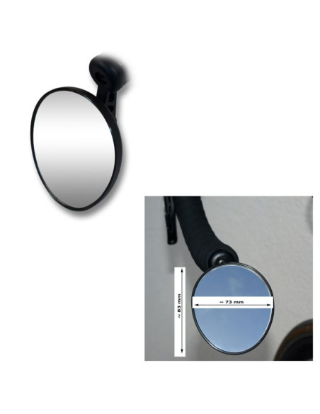 Lusterko ajs szosa czarne