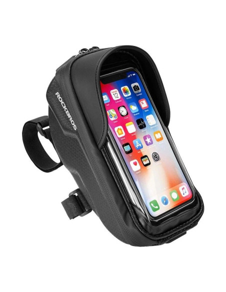 Rockbros torba na telefon na kierownicę, czarna
