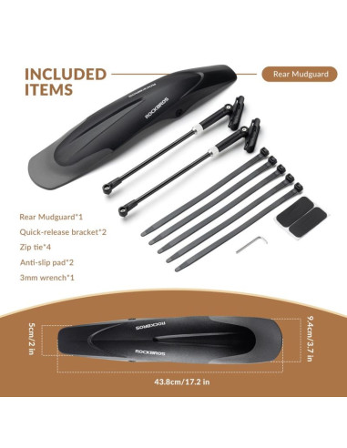 Rockbros błotnik rowerowy tył fk-899 rear