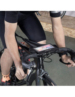 Rockbros osłona przeciwpotna na ramę czarna 2