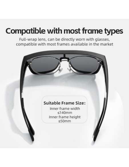 Rockbros okulary z polaryzacją czarne model sp304