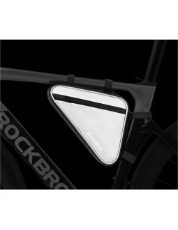 Rockbros torba rowerowa pod ramę 0,9l odblask 2