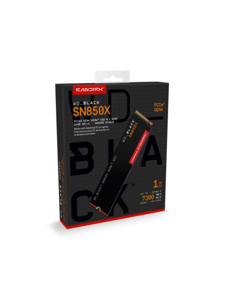 Dysk ssd wd black sn850x wds100t2x0e (1 tb   m.2  pcie nvme 4.0 x4)