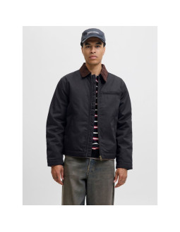 Jack&jones kurtka pilotka jornorrebro worker jacket 12282903 black/corduroy c
