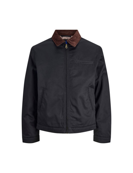 Jack&jones kurtka pilotka jornorrebro worker jacket 12282903 black/corduroy c