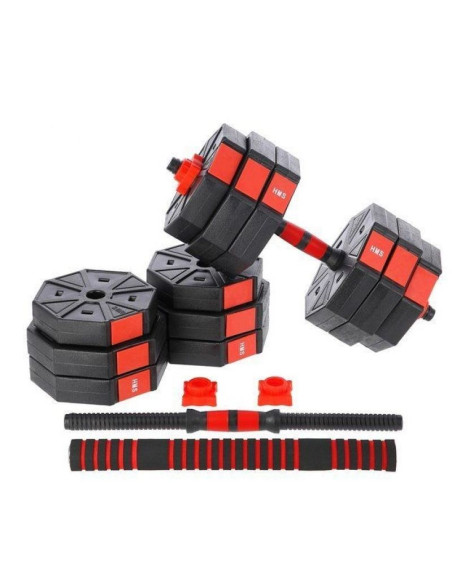 Sztangielka kompozytowa hms sgc30 30kg + sztanga