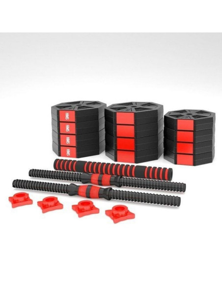 Sztangielka kompozytowa hms sgc30 30kg + sztanga