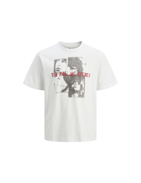 Jack&jones t-shirt rolling stones jprblustones ss tee 12284292 white