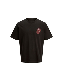 Jack&jones t-shirt rolling stones jprblustones ss tee 12284292 black