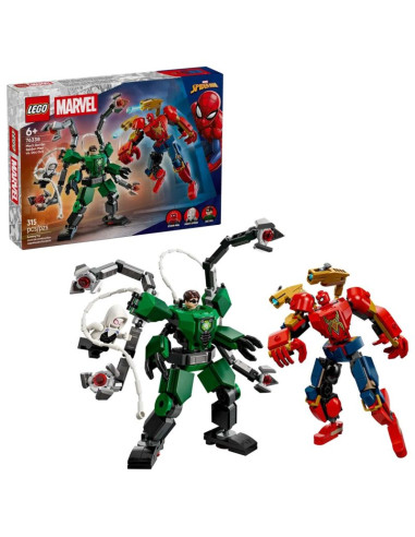 Lego marvel super heroes 76338 bitwa mechów spider-mana i doktora