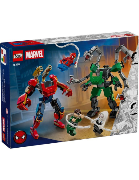Lego marvel super heroes 76338 bitwa mechów spider-mana i doktora