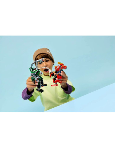 Lego marvel super heroes 76338 bitwa mechów spider-mana i doktora