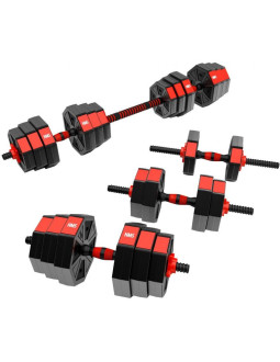 Sztangielka kompozytowa hms sgc20 20kg + sztanga