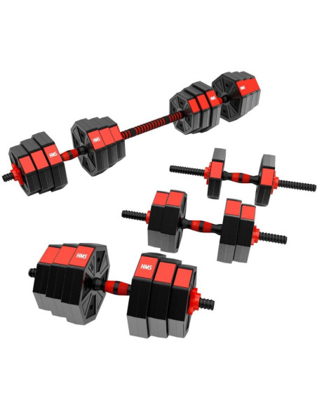 Sztangielka kompozytowa hms sgc20 20kg + sztanga