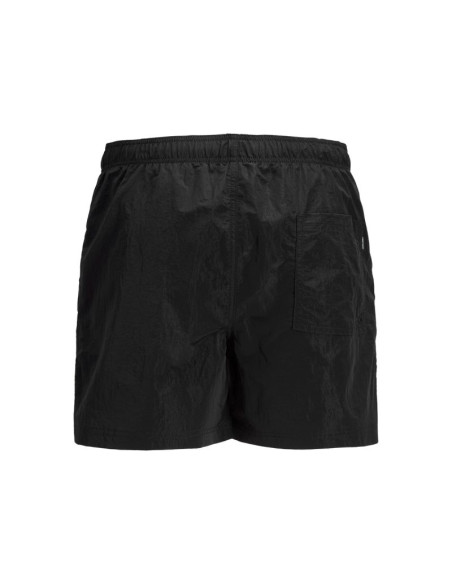 Jack&jones szorty kąpielowe jpstmaui crinkle nylon swim styd ss25 12285513 black/bright whi