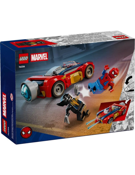 Lego marvel super heroes 76336 wolverine jako venom i samochód spider-mana