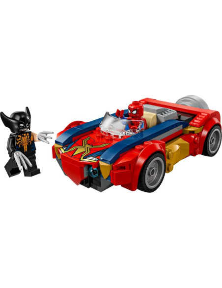 Lego marvel super heroes 76336 wolverine jako venom i samochód spider-mana