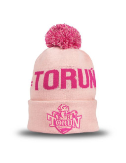 Czapka zimowa kht toruń - pink