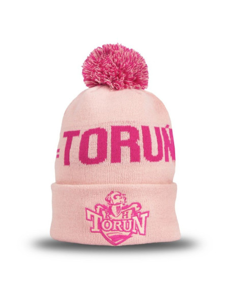Czapka zimowa kht toruń - pink
