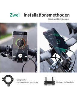 Rockbros uchwyt na telefon czarny 2017-2abk 2