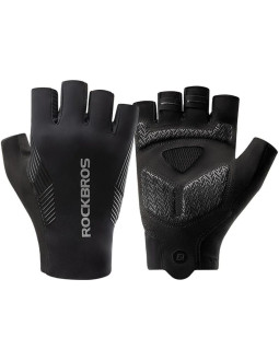 Rękawiczki rowerowe rockbros czarne rozmiar l