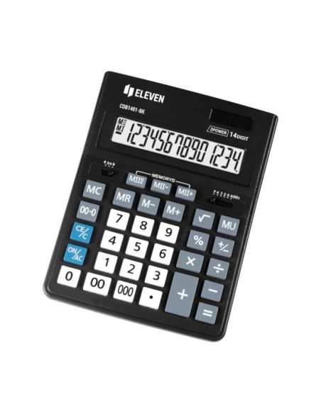 Eleven kalkulator biurowy cdb1401-bk czarny zastępuje citizen