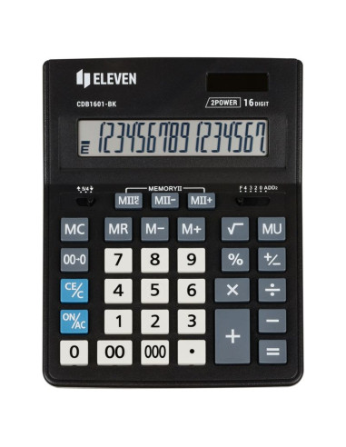 Eleven kalkulator biurowy cdb1601-bk zastępuje citizen